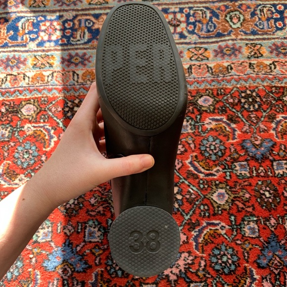 SOLD Camper Black Leather Upright Ankle Boot 38 - Picture 6 of 6